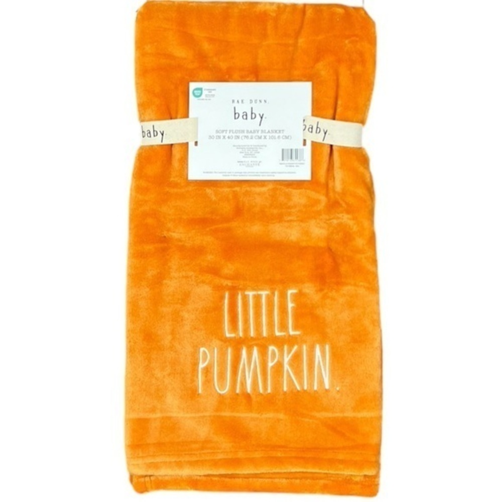 Rae Dunn - ‘Little Pumpkin 🎃’ baby blanket. 30“ x 40“. NWT. Last one! No offers!